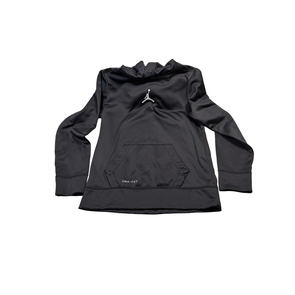 Jordan Boys Dri-FIT Jumpman Hoodie Large Black